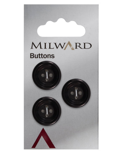 Buttons: Carded: 19mm: Pack of 3: Code G