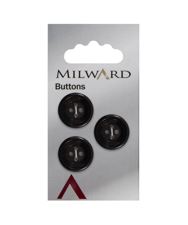 Buttons: Carded: 19mm: Pack of 3: Code G