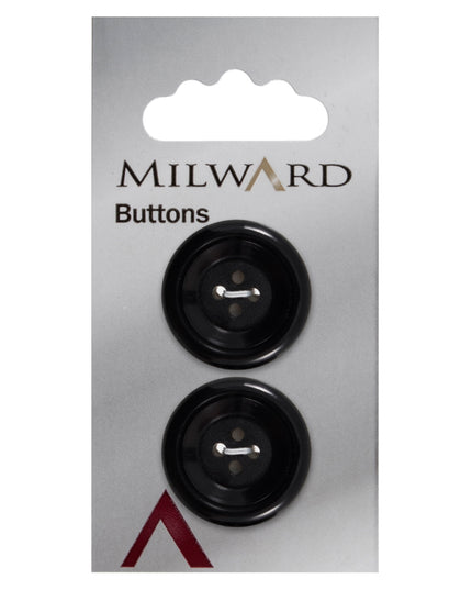 Buttons: Carded: 25mm: Pack of 2: Code G