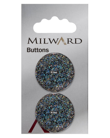 Buttons: Carded: 27mm: Pack of 2: Code E