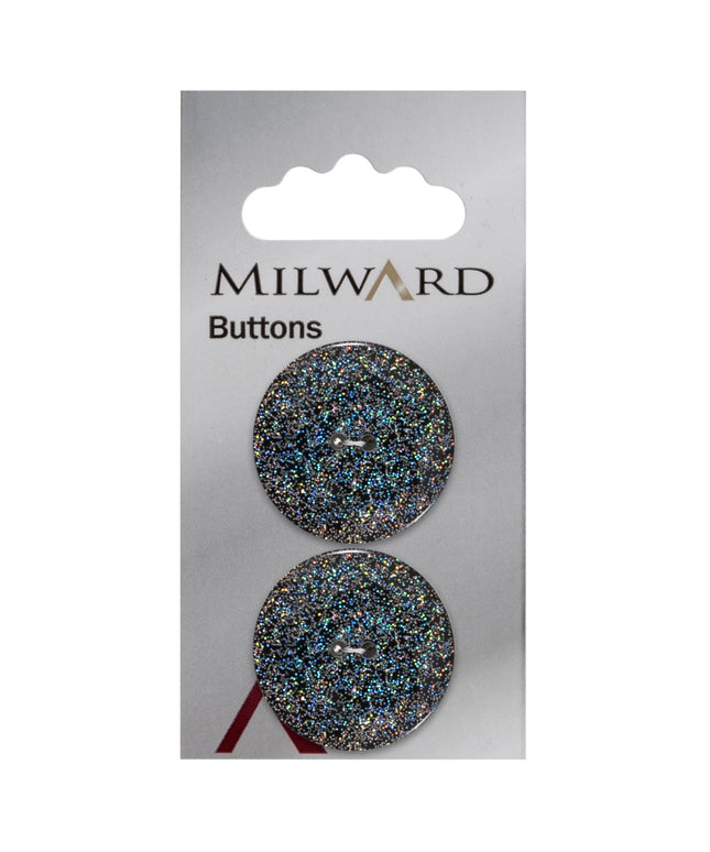 Buttons: Carded: 27mm: Pack of 2: Code E