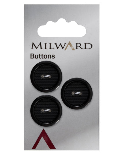 Buttons: Carded: 20mm: Pack of 3: Code E