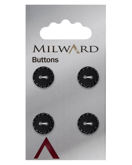 Buttons: Carded: 12mm: Pack of 4: Code D