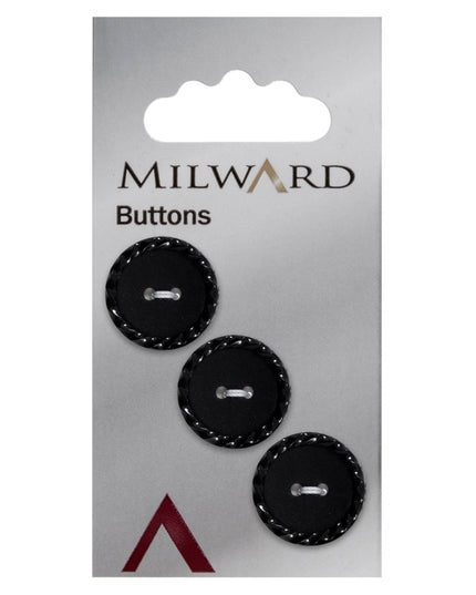 Buttons: Carded: 19mm: Pack of 3: Code D