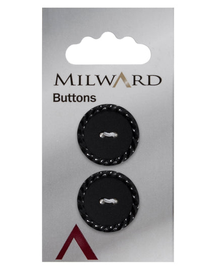 Buttons: Carded: 22mm: Pack of 2: Code D