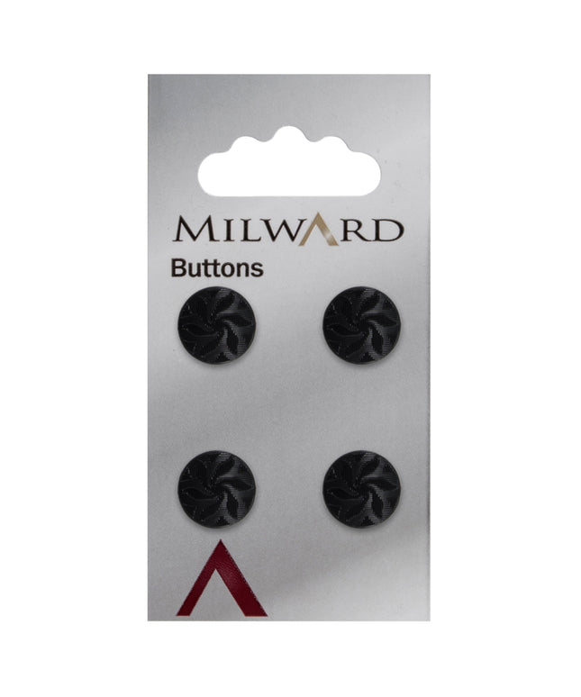 Buttons: Carded: 12mm: Pack of 4: Code D