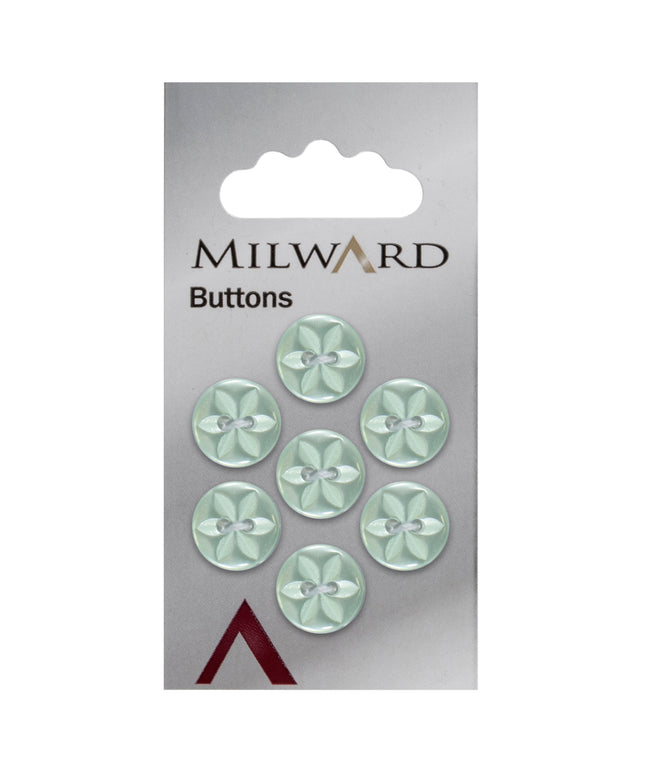 Buttons: Carded: 14mm: Pack of 7: Code B