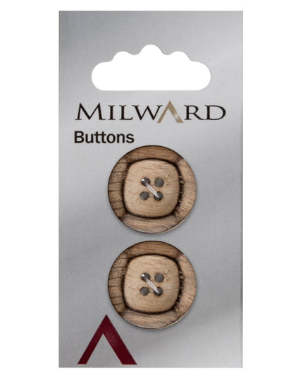 Buttons: Carded: 22mm: Pack of 2: Code E