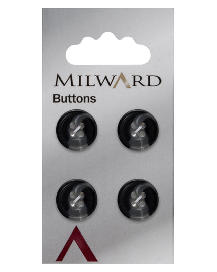 Buttons: Carded: 15mm: Pack of 4: Code C