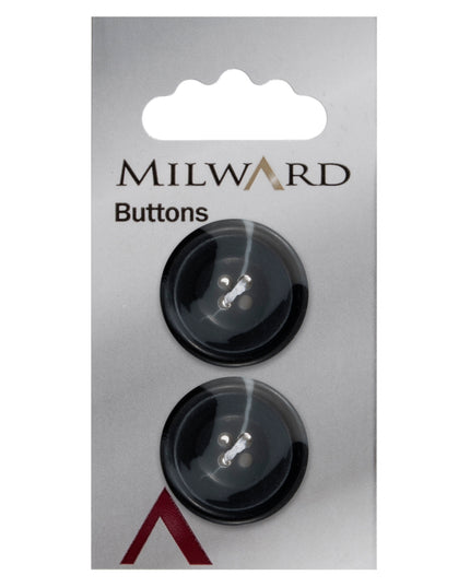 Buttons: Carded: 25mm: Pack of 2: Code C