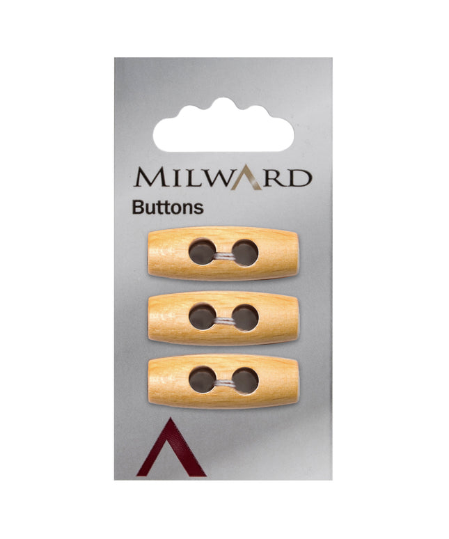 Buttons: Carded: 30mm: Pack of 3: Code C