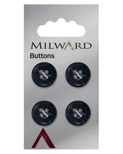 Buttons: Carded: 15mm: Pack of 4: Code C