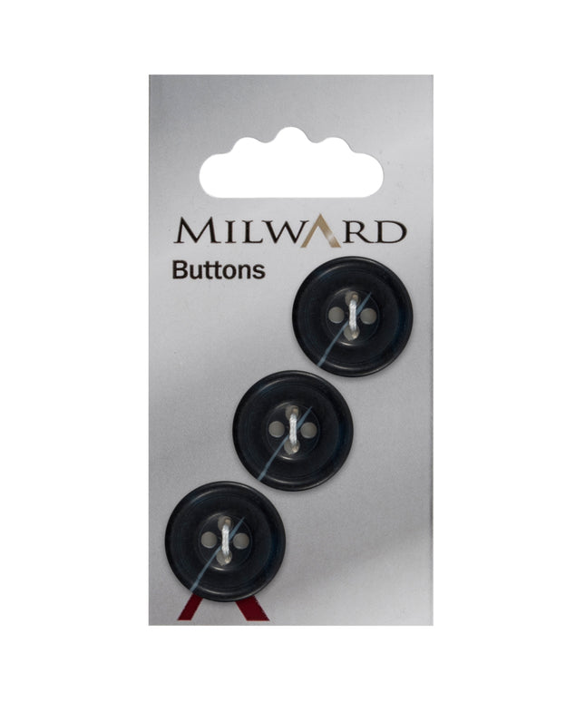 Buttons: Carded: 19mm: Pack of 3: Code C