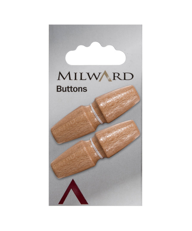 Buttons: Carded: 45mm: Pack of 2: Code D