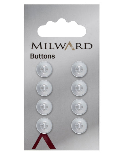 Buttons: Carded: 10mm: Pack of 8: Code A