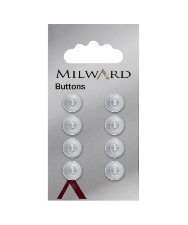 Buttons: Carded: 10mm: Pack of 8: Code A