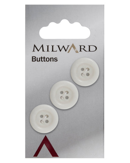 Buttons: Carded: 17mm: Pack of 3: Code D
