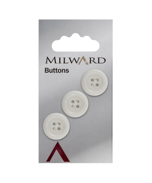 Buttons: Carded: 17mm: Pack of 3: Code D