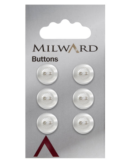 Buttons: Carded: 12mm: Pack of 6: Code E