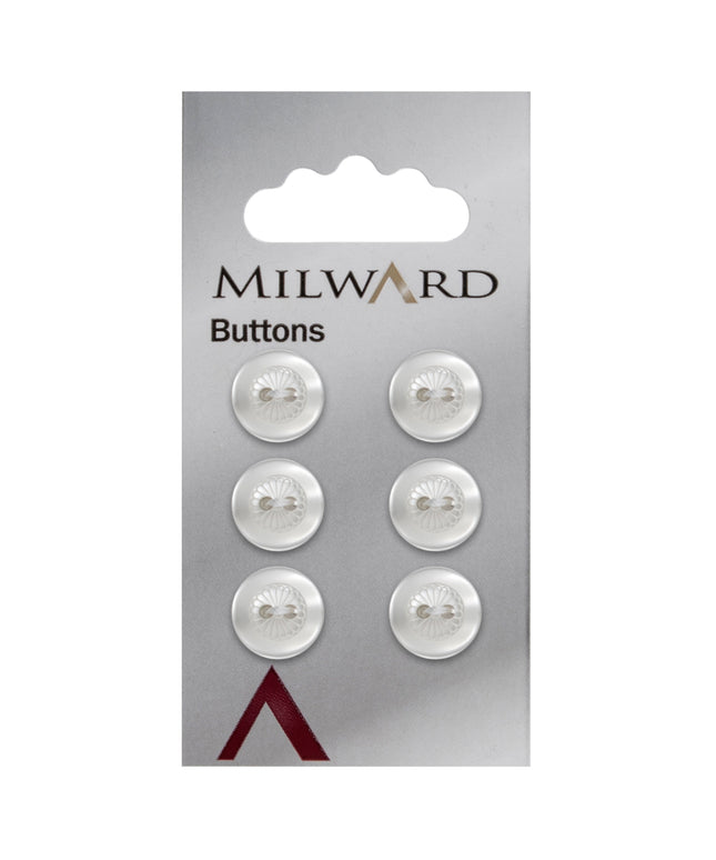 Buttons: Carded: 12mm: Pack of 6: Code E