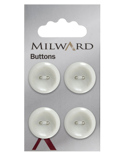 Buttons: Carded: 19mm: Pack of 4: Code D