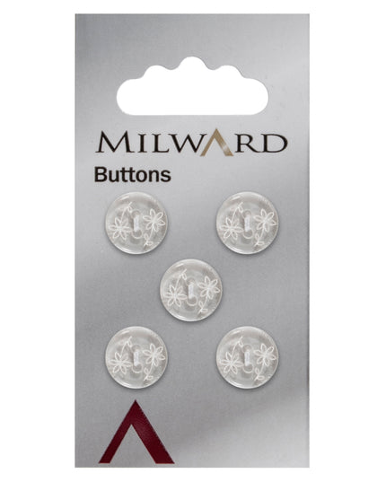 Buttons: Carded: 12mm: Pack of 5: Code G