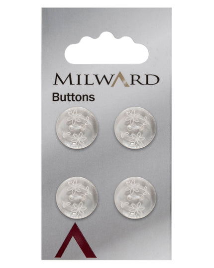 Buttons: Carded: 15mm: Pack of 4: Code G