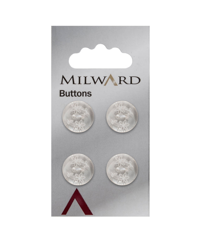 Buttons: Carded: 15mm: Pack of 4: Code G