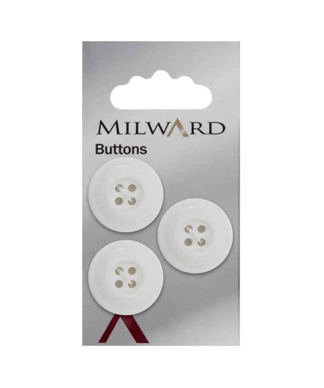 Buttons: Carded: 22mm: Pack of 3: Code D