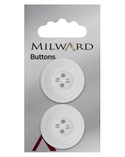 Buttons: Carded: 27mm: Pack of 2: Code D