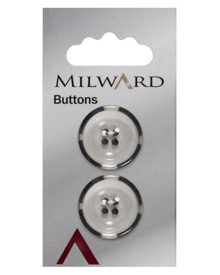 Buttons: Carded: 22mm: Pack of 2: Code C