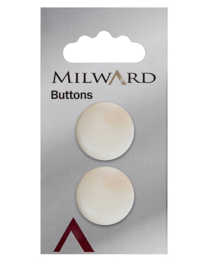 Buttons: Carded: 21mm: Pack of 2: Code E