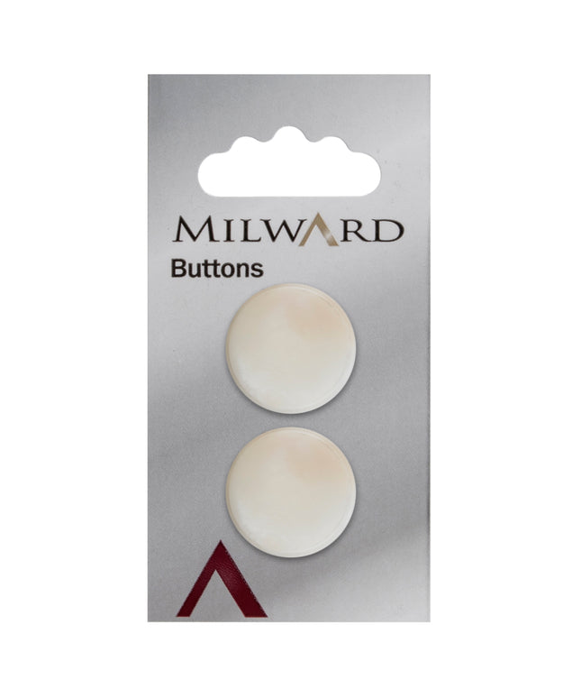 Buttons: Carded: 21mm: Pack of 2: Code E