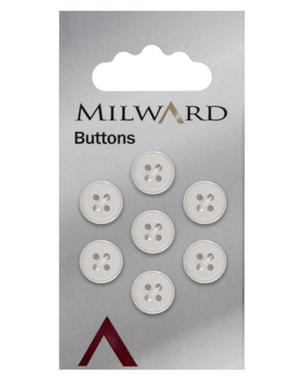 Buttons: Carded: 11mm: Pack of 7: Code C