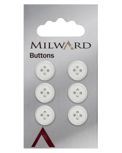 Buttons: Carded: 12mm: Pack of 6: Code C