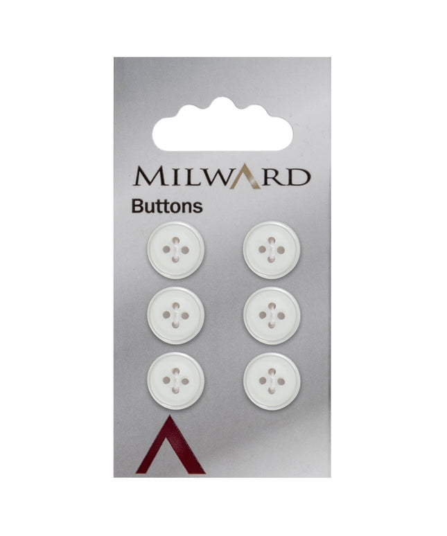 Buttons: Carded: 12mm: Pack of 6: Code C