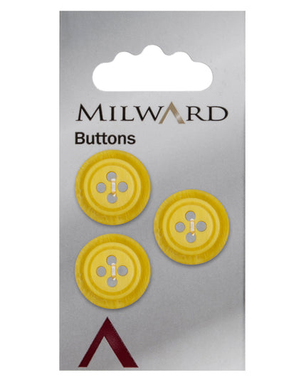 Buttons: Carded: 15mm: Pack of 3: Code B