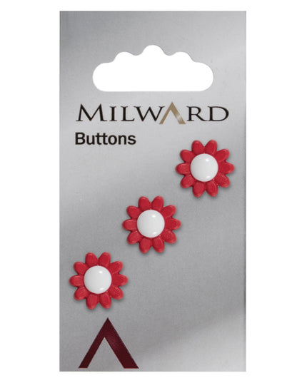 Buttons: Carded: 14mm: Pack of 3: Code G