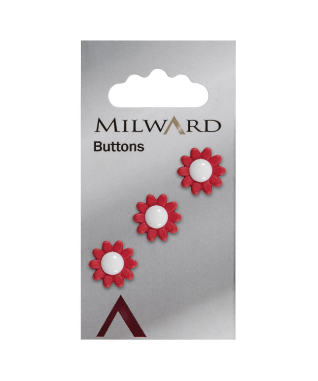 Buttons: Carded: 14mm: Pack of 3: Code G