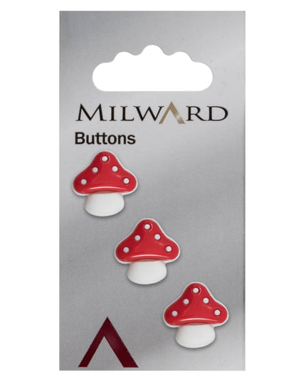 Buttons: Carded: 15mm: Pack of 3: Code D