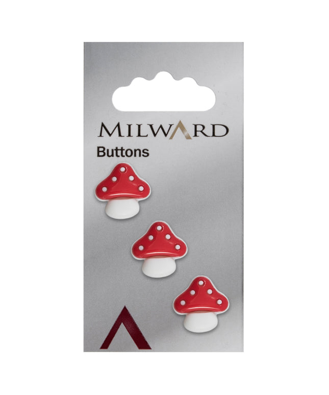 Buttons: Carded: 15mm: Pack of 3: Code D