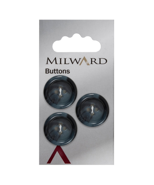 Buttons: Carded: 20mm: Pack of 3: Code F