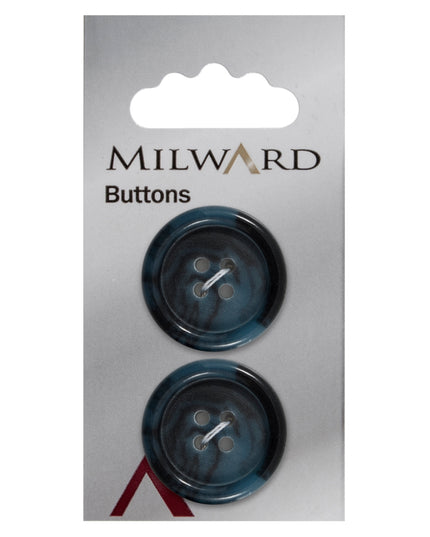 Buttons: Carded: 25mm: Pack of 2: Code F