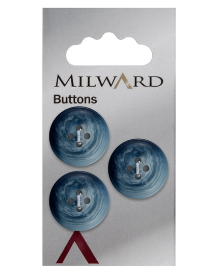 Buttons: Carded: 20mm: Pack of 3: Code C