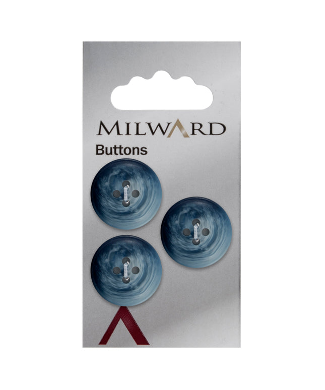 Buttons: Carded: 20mm: Pack of 3: Code C