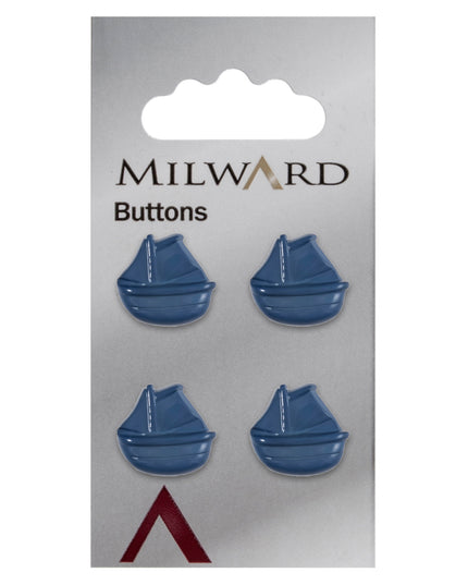 Buttons: Carded: 14mm: Pack of 4: Code J