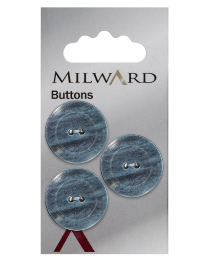 Buttons: Carded: 21mm: Pack of 3: Code J
