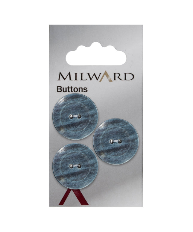 Buttons: Carded: 21mm: Pack of 3: Code J