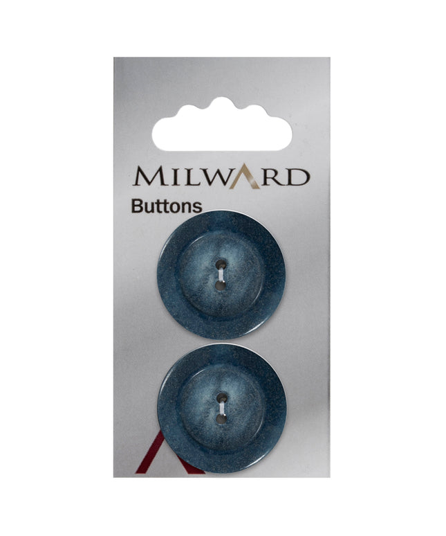 Buttons: Carded: 27mm: Pack of 2: Code D