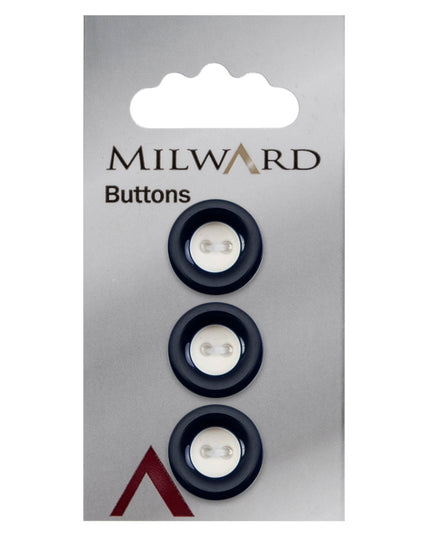Buttons: Carded: 18mm: Pack of 3: Code D